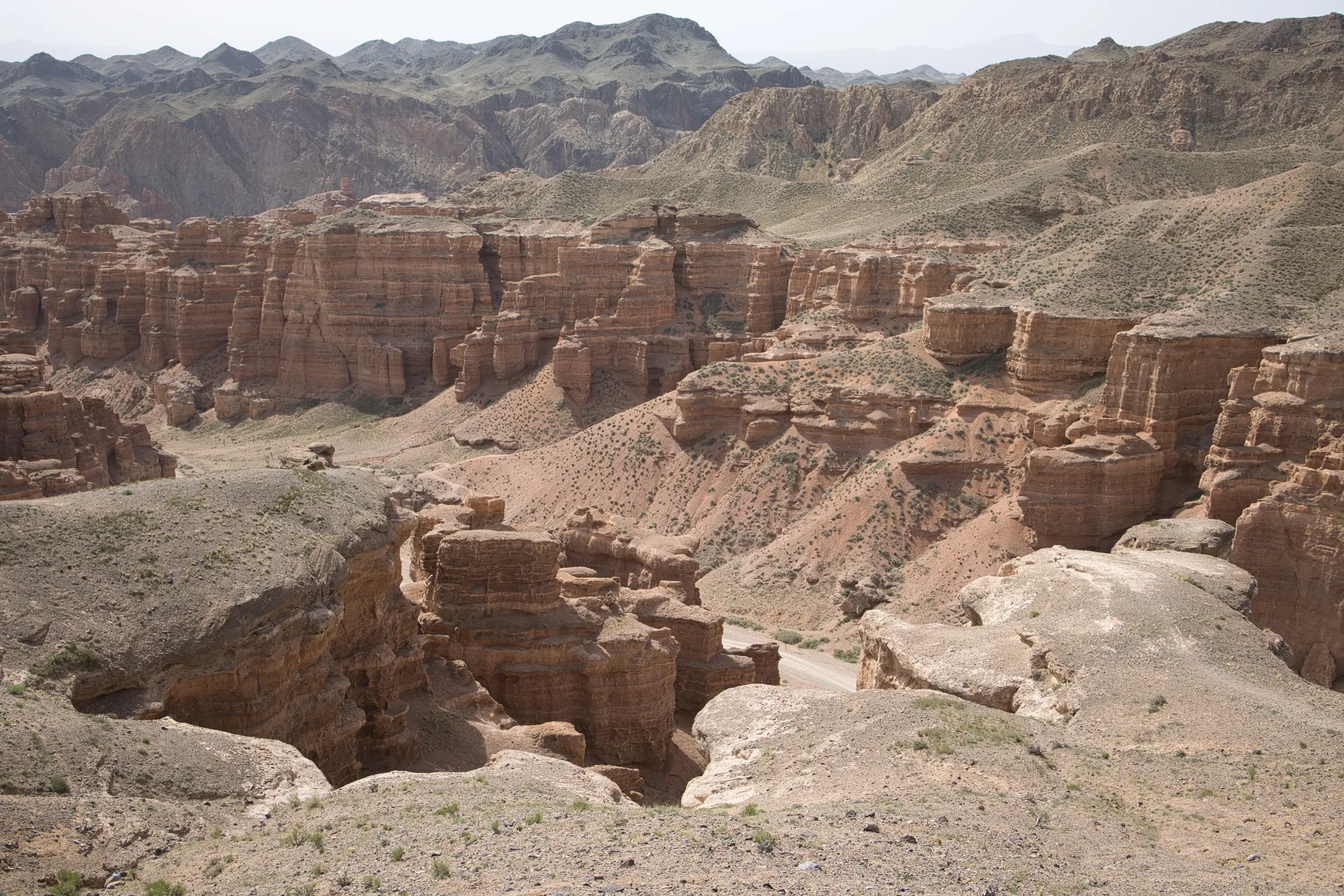 Charyn Canyon Felsformationen in Kasachstan